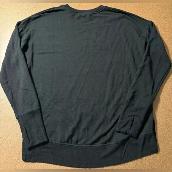 Athleta Super Soft Tunic Sweatshirt | Black | Size Small - Picture 7 of 7